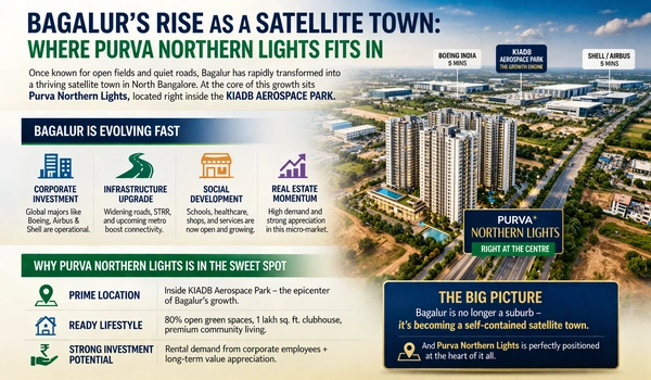 Featured Image of Bagalur Is Becoming a Satellite Town. Purva Northern Lights Sits Right at Its Centre