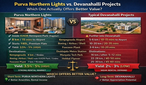 Featured Image of Purva Northern Lights vs. Devanahalli Projects: Which One Actually Offers Better Value?